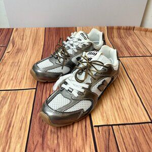 Miu Miu x NB collaboration 530 women's round-toe lace-up low-top sneakers
